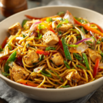 Stir-Fry Noodles with Chicken or Tofu