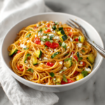 Veggie Cheese Spaghetti